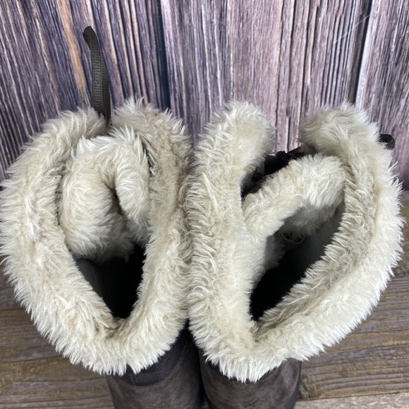 Women’s Columbia Ice Maiden II Quilted Brown Suede Boots- Size 6 - Picture 4 of 11